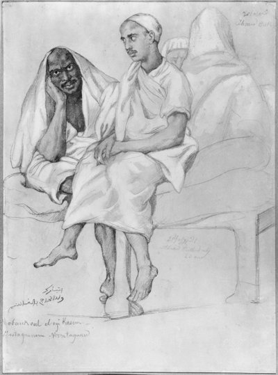 Negro y árabe de Mostaganem de Théodore Chassériau