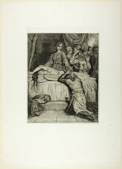 ¡Oh! ¡Oh! ¡Oh!, lámina catorce de Othello de Théodore Chassériau