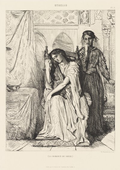 Suite Othello, No. 9 de Théodore Chassériau
