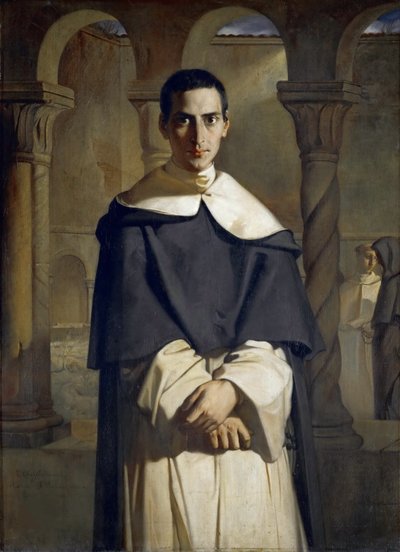 Retrato de Henri Dominique Lacordaire, 1840 de Théodore Chassériau