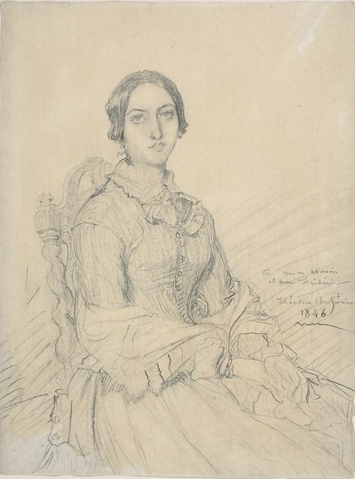 Retrato de la baronesa Chassériau de Théodore Chassériau