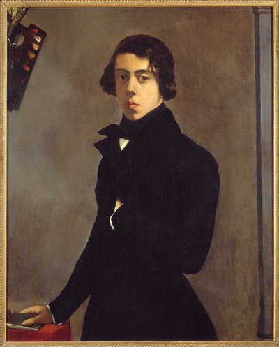 Retrato del artista (autorretrato) de Théodore Chassériau