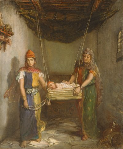 Escena en el barrio judío de Constantina de Théodore Chassériau