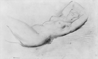 Estudio de un desnudo de Théodore Chassériau