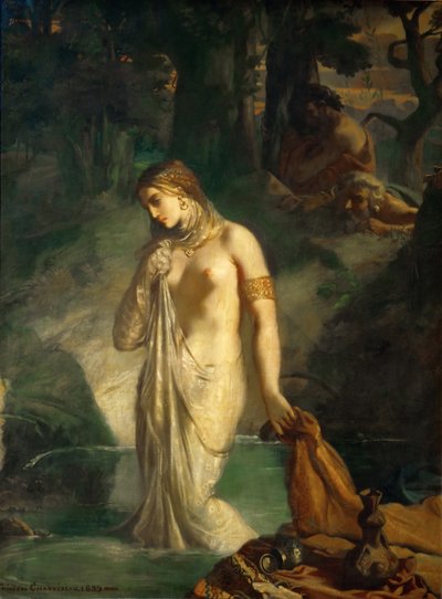 Susana en su baño de Théodore Chassériau