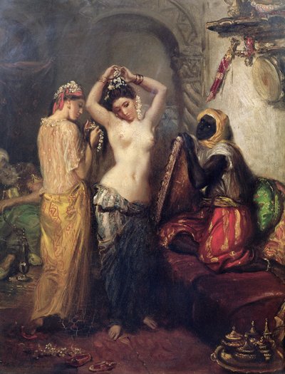 El tocador en el harén de Théodore Chassériau