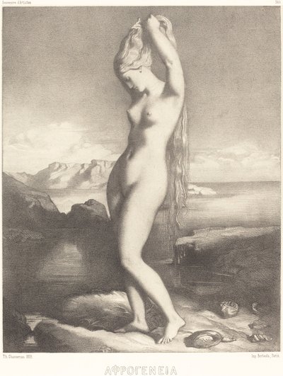 Venus Anadyomene de Théodore Chassériau