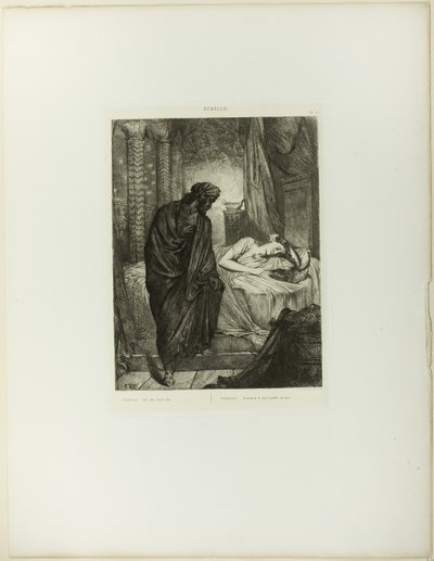 Sin embargo, debe morir, lámina once de Otelo de Théodore Chassériau