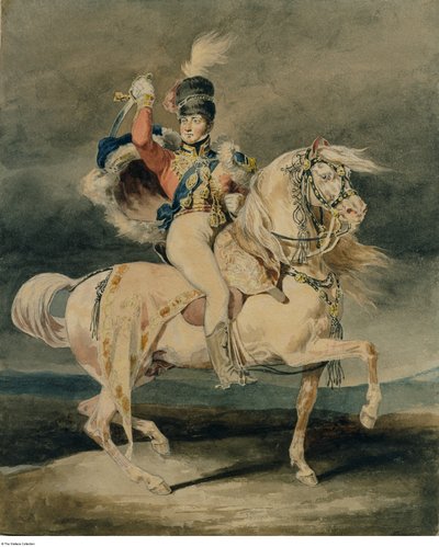 Géricault - Jorge IV como Príncipe de Gales (según Harlow), probablemente 1820 - 1821 de Theodore Gericault
