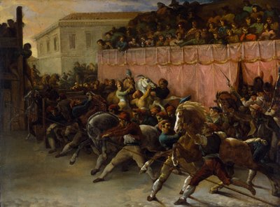 Corredores sin Jinete en Roma de Theodore Gericault