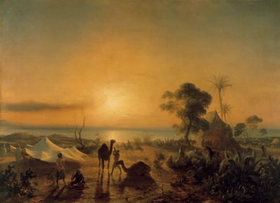 El campamento en Staoueli, 1830 de Jean Antoine Theodore Gudin