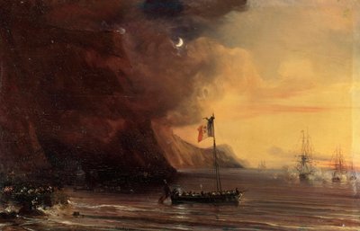 Transporte con el cuerpo de Napoleón, 1841 de Jean Antoine Theodore Gudin