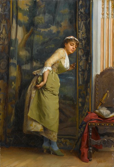 Escuchando a escondidas de Théodore Ralli