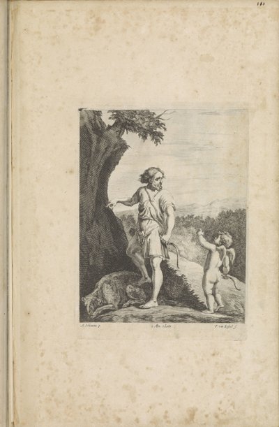 Apollo en Amor de Théodorus van Kessel