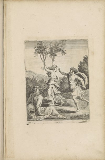 Apolo en Dafne de Théodorus van Kessel