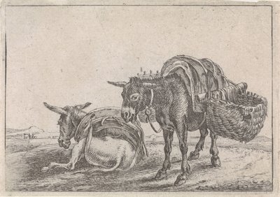 dos mulas de Théodorus van Kessel