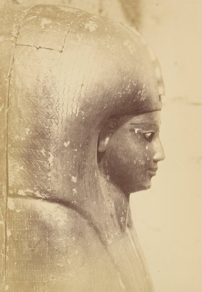 (detalle) del Sarcófago de la Reina Aah-Hotep de Théodule Devéria
