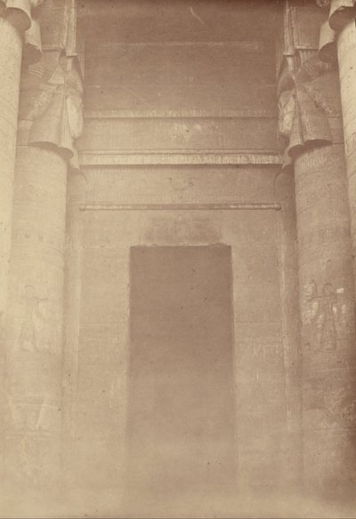 La Entrada Interior del Templo de Dendera de Théodule Devéria