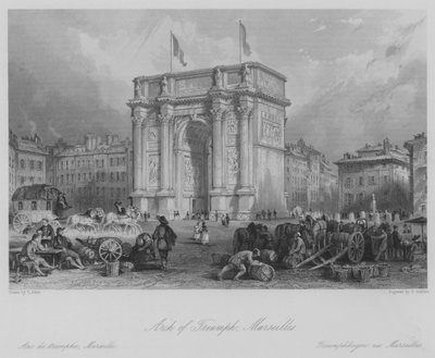 Arco del Triunfo, Marsella de Thomas (after) Allom