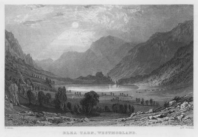 Blea Tarn, Westmorland de Thomas (after) Allom