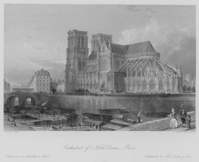 Catedral de Notre-Dame, París de Thomas (after) Allom