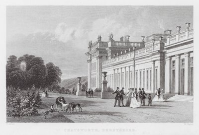 Chatsworth, Derbyshire de Thomas (after) Allom