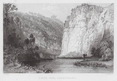 Chee Tor, Derbyshire (grabado) de Thomas (after) Allom