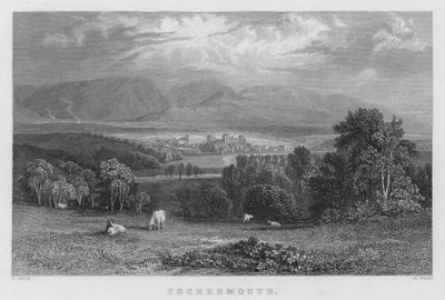 Cockermouth de Thomas (after) Allom
