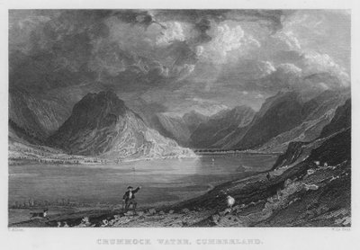 Crummock Water, Cumberland de Thomas (after) Allom