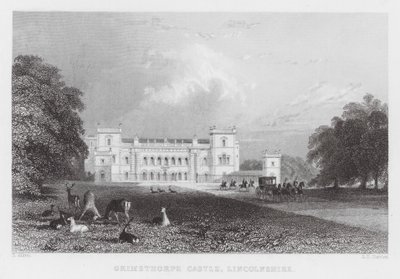 Castillo de Grimsthorpe, Lincolnshire de Thomas (after) Allom