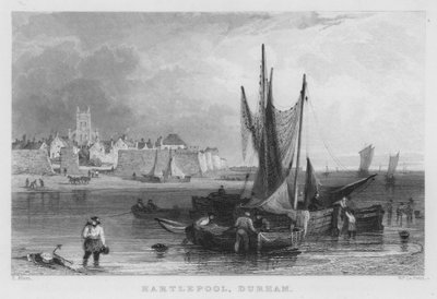 Hartlepool, Durham de Thomas (after) Allom
