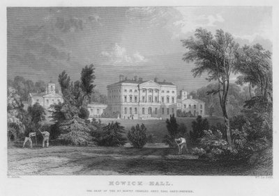 Howick Hall, la residencia de Charles Grey, Conde Grey, Primer Ministro de Thomas (after) Allom