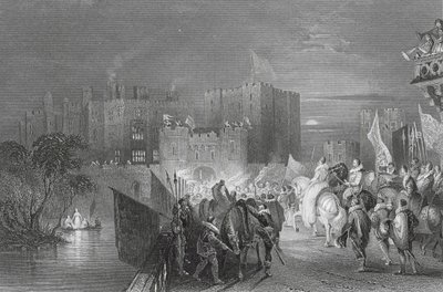 Castillo de Kenilworth (grabado) de Thomas (after) Allom