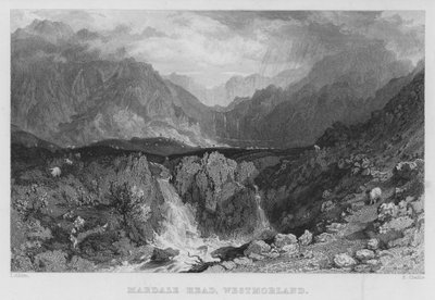 Mardale Head, Westmorland de Thomas (after) Allom
