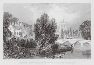 Melton Mowbray, Club House, Leicestershire (grabado) de Thomas (after) Allom