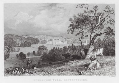 Parque Normanton, Rutlandshire de Thomas (after) Allom