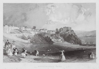 Parque de Nottingham (grabado) de Thomas (after) Allom