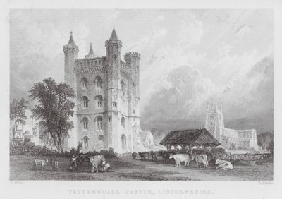 Castillo de Tattershall, Lincolnshire de Thomas (after) Allom