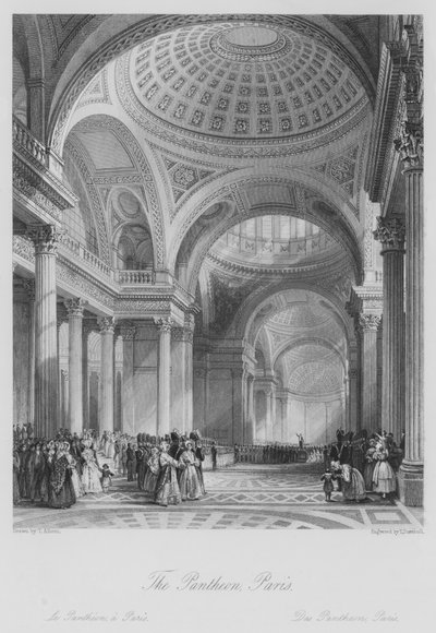 El Panteón, París de Thomas (after) Allom