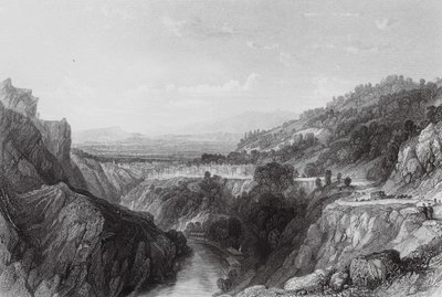 Thiers, Puy-de-Dome (grabado) de Thomas (after) Allom