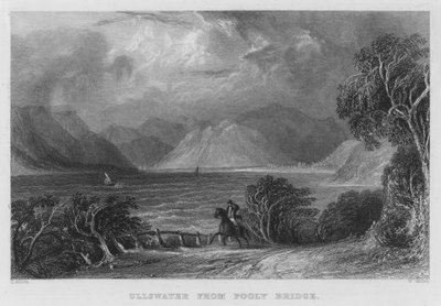 Ullswater desde Pooly Bridge de Thomas (after) Allom