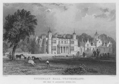 Underlay Hall, Westmorland, la residencia de Alexander Nowell de Thomas (after) Allom
