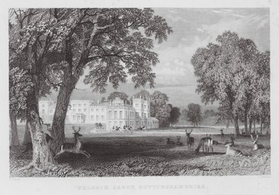 Abadía de Welbeck, Nottinghamshire de Thomas (after) Allom