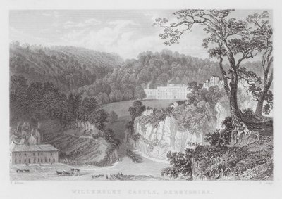Castillo de Willersley, Derbyshire de Thomas (after) Allom