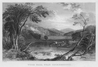 Wood Hall, cerca de Cockermouth de Thomas (after) Allom