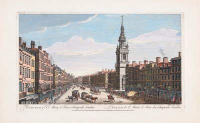Iglesia de St. Mary le Bow, Londres de Thomas (after) Bowles