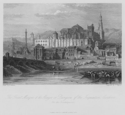 La Gran Mezquita del Alcázar, o Mazmorra de la Inquisición, Córdoba, España de Thomas (after) Higham