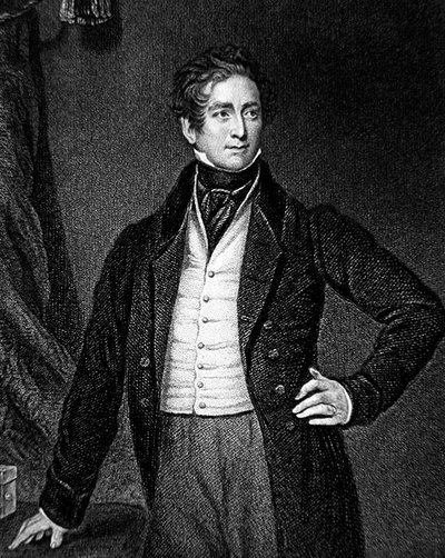 Sir Robert Peel (1788-1850) (grabado) de Thomas (after) Lawrence