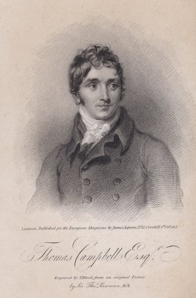 Thomas Campbell, poeta escocés de Thomas (after) Lawrence