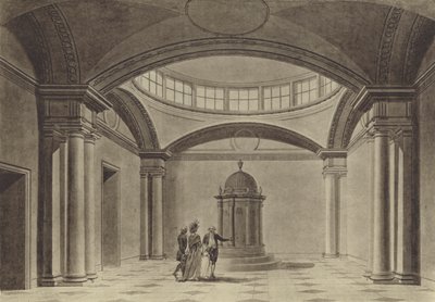 Oficina de Anualidad Reducida del Cuatro Por Ciento de Sir Robert Taylor, Banco de Inglaterra de Thomas (after) Malton